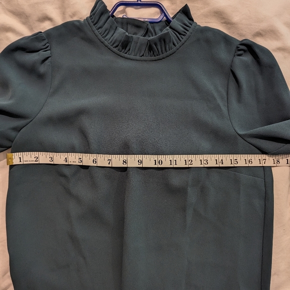 Teal J Crew Shirt - Picture 4 of 9